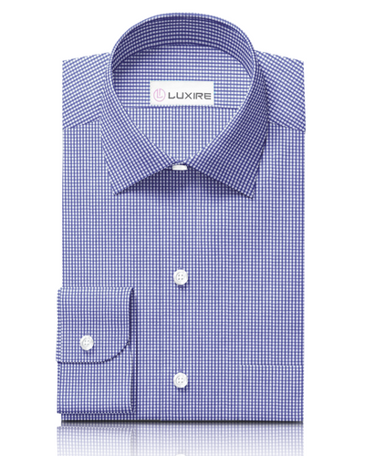 Vichy bleu saphir