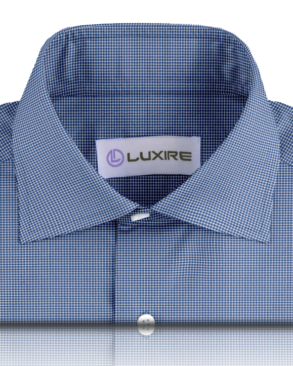 Royal Blue Micro Gingham