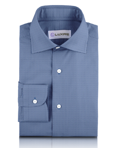 Royal Blue Micro Gingham