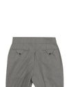 Pantalon Gurkha en laine et cachemire EThomas : laine gris clair