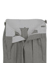 Pantalon Gurkha en laine et cachemire EThomas : laine gris clair