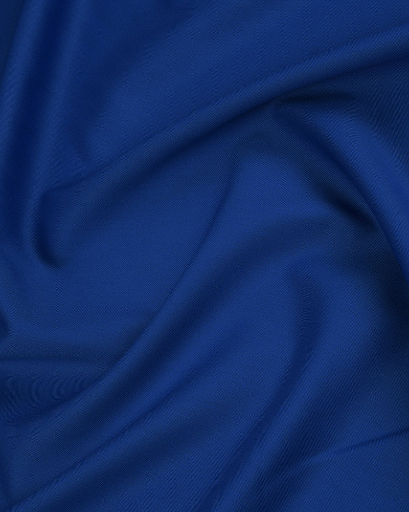 Gurkha-Hose aus VBC 100 % Wolle: Königsblauer Twill