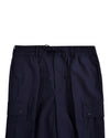 VBC - 4-lagige Tropenwolle: Marineblaue Cargohose