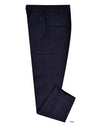 VBC - 4-lagige Tropenwolle: Marineblaue Cargohose