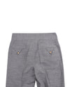 Gurkha-Hose aus hellgrauem Solbiati-Leinen