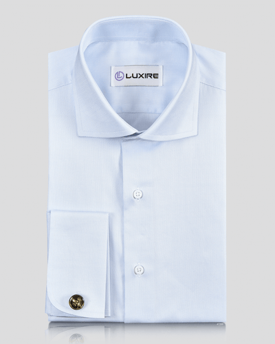 Brembana Business Blue Royal Oxford: 2-lagiges Giza-Hemd