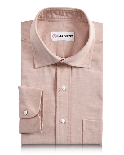 Chemise Oxford orange