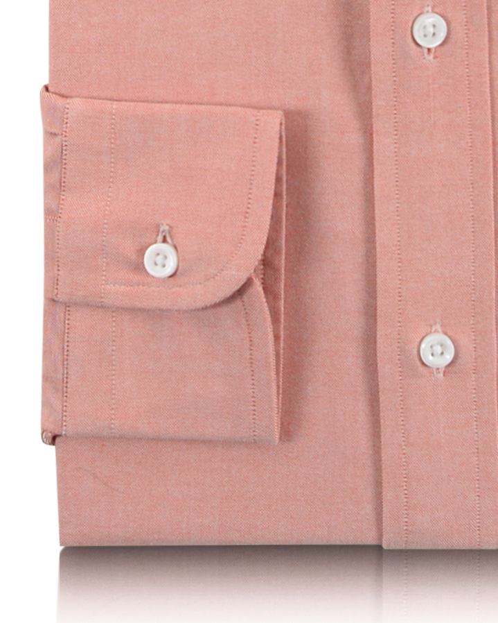 Reddish Orange Pinpoint Oxford