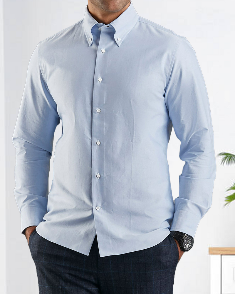 Chemise Oxford bleu ciel