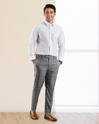 Warzone Weißes Oxford-Hemd