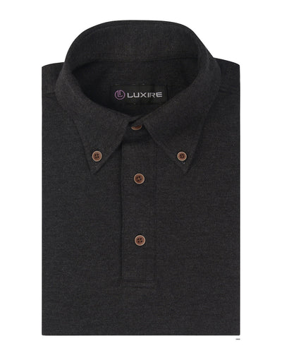 Anker Graues Polo-T-Shirt