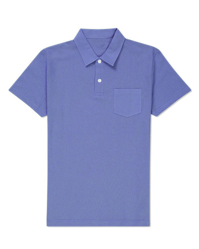 Lavendelfarbenes Polo-T-Shirt