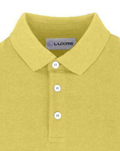 Mildes gelbes Polo-T-Shirt