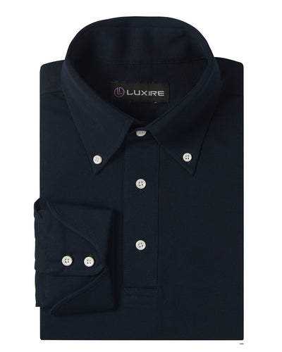 Mitternachtsblaues Polo-T-Shirt