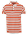 T-Shirt mit orange-weißen Streifen