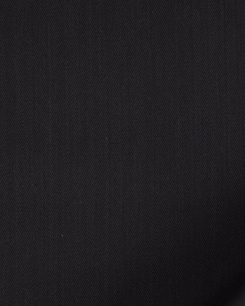 Schwarze Stretch-Denim-Jeans