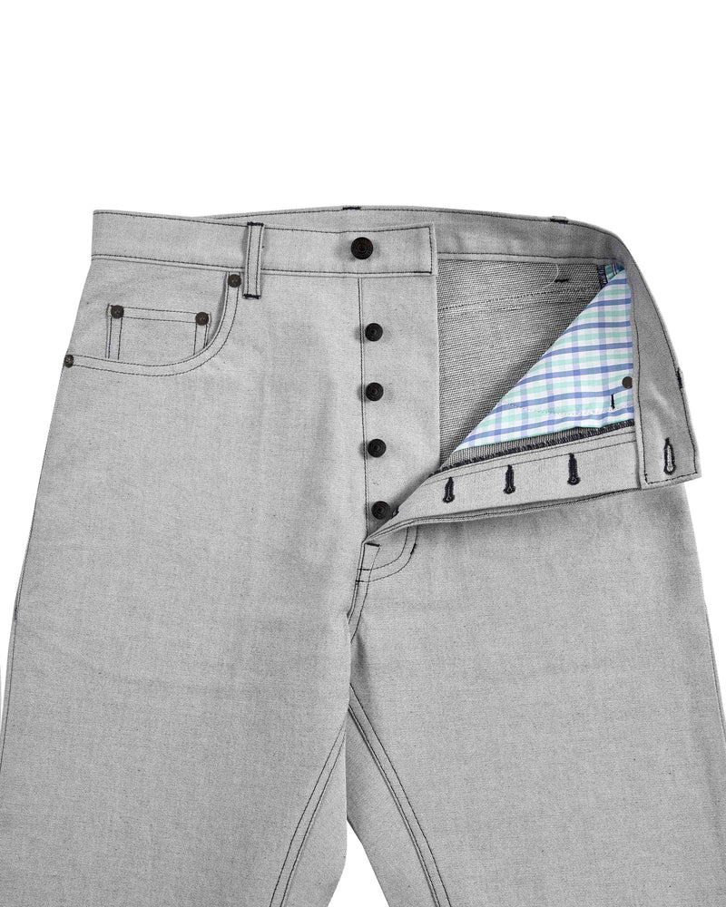 Jean gris extensible