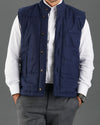 VBC Navy Flanell Steppweste / Weste