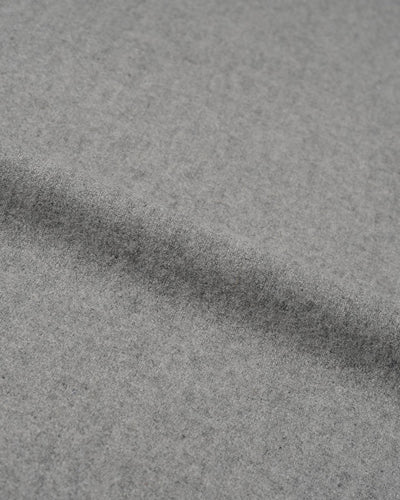 Weste aus grauem Wollflanell