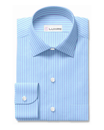 Luxire Privilege Collection Dezente Streifen auf Blau