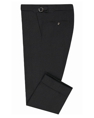 Performance Merino: Anthrazitgrauer Twill