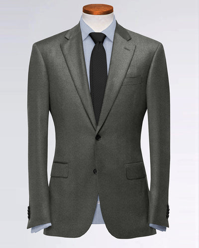 VBC Dunkelgrauer Flanellanzug