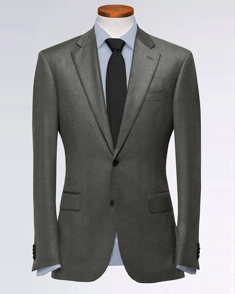 VBC Dunkelgrauer Flanellanzug