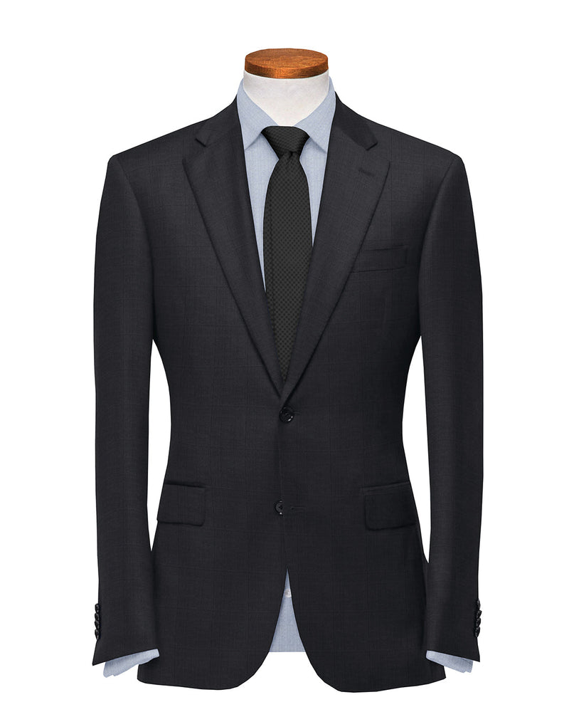 Drago: Super 160s Charcoal Prince of Wales Checks Anzug
