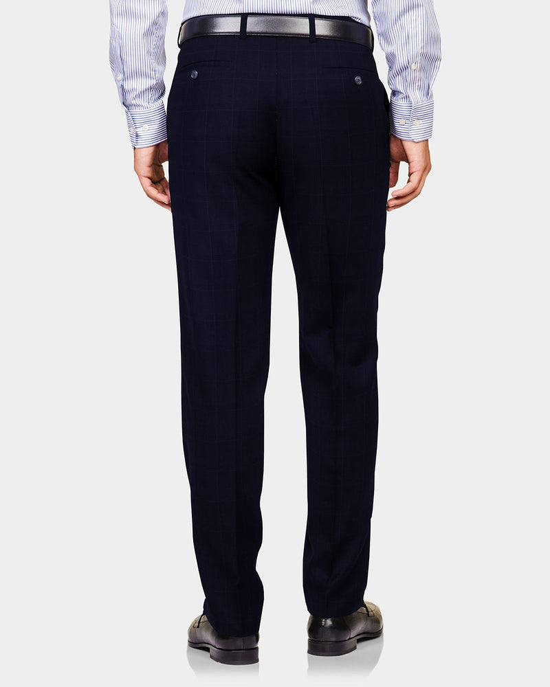 Drago: Super 160s Navy Prince of Wales Checks Anzug