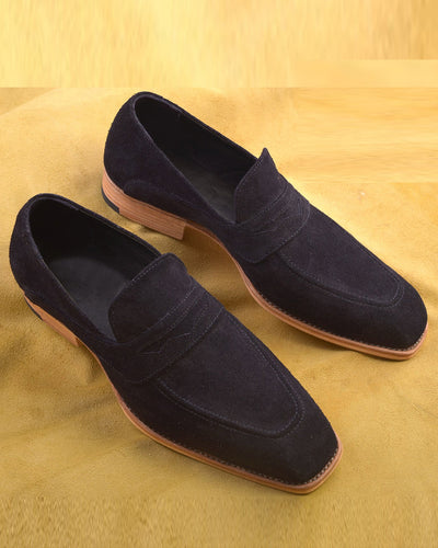 Luxuriöse Wildleder-Loafer