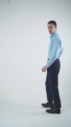 VBC – Dunkelbraune Anzughose aus Flanell