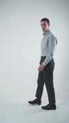 Grey Brushed Oxford Shirt