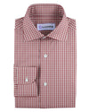 Chemise du vendredi : carreaux rouges à double épingle