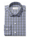 Freitag Shirt:Lila Blau Schwarz Tattersall