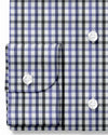 Freitag Shirt:Lila Blau Schwarz Tattersall