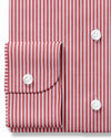 Albini Red Pencil Stripes
