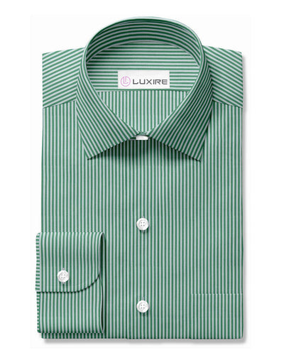 Canclini Grünes Kleid Stripes Ice