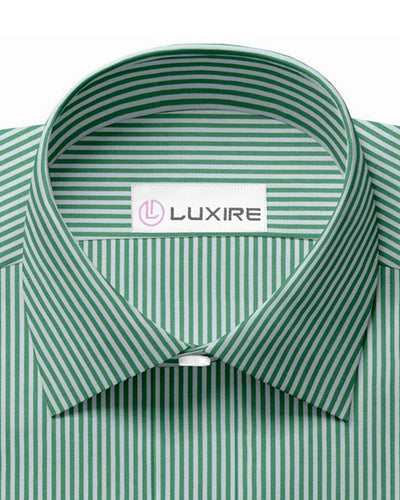 Canclini Grünes Kleid Stripes Ice