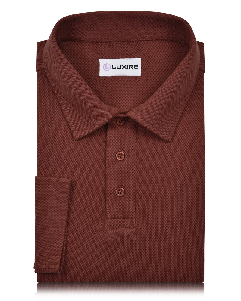 EZS Aria Rust Langarm-Polo
