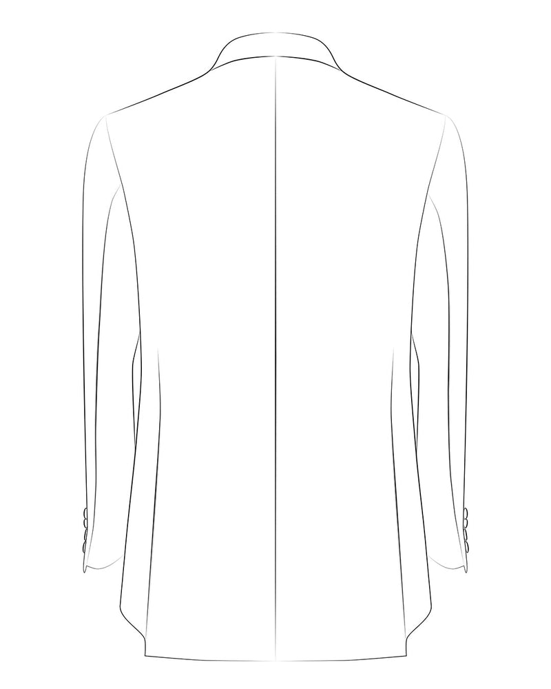 Veste Ethomas Slubby bleu et blanc