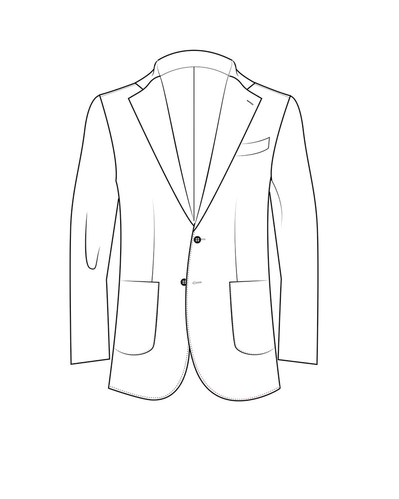 Veste Ethomas à carreaux marron brique et blancs