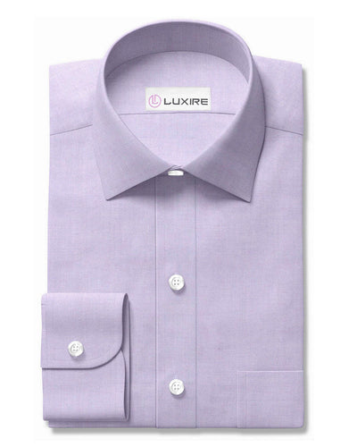 Blasses malvenfarbenes Oxford