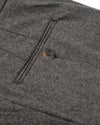 Flanelle mi-lourde gris moyen Fox Brothers 
