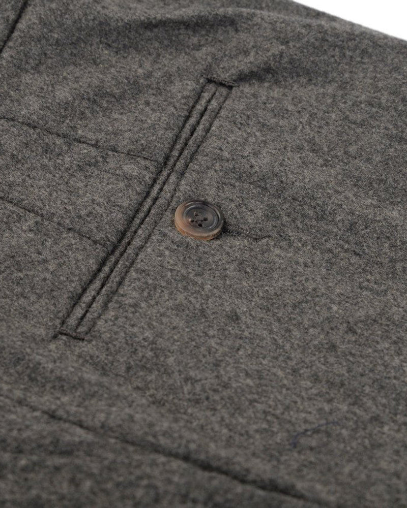 Flanelle mi-lourde gris moyen Fox Brothers 