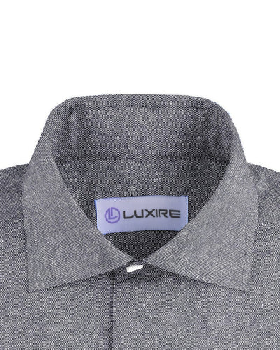 Chambrey en denim bleu saphir