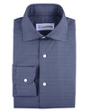 Chemise à carreaux vichy bleu Oxford