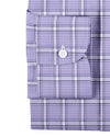 Lila schwarzer Tattersall-Twill