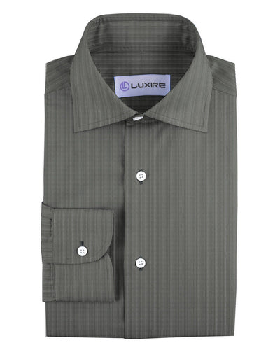 Chemise grise à chevrons