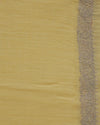 Pure Cashmere Scarf - Yellow Grey Embroidery