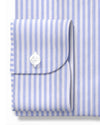 Grapemist Blue University Stripes Oxford